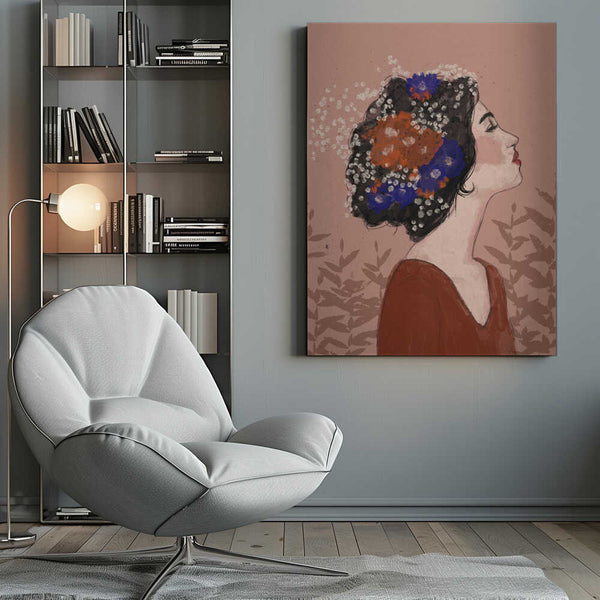 Tablou canvas „Blossoms in Profile” de Treechild