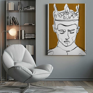 Tablou canvas „Silent Monarch” de Treechild