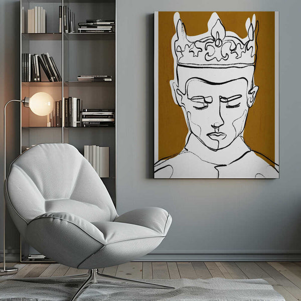 Tablou canvas „Silent Monarch” de Treechild