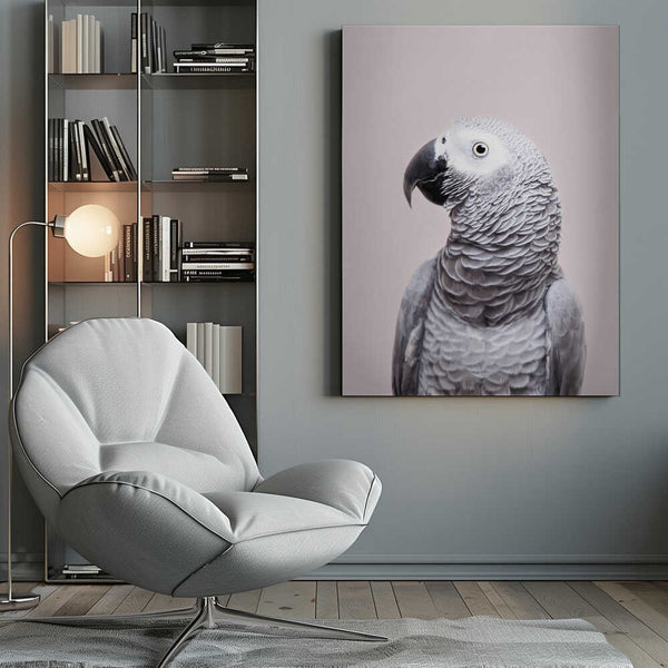 Tablou canvas „African Grey” de Kathrin Pienaar