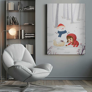 Tablou canvas „Joyful Winter” de Xuan Thai