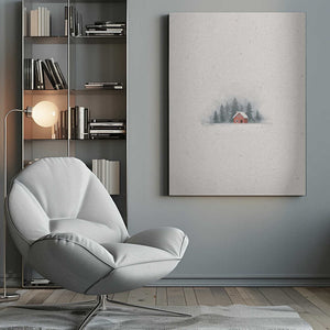 Tablou canvas „Winter Home” de Xuan Thai