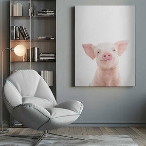 Tablou canvas „Baby Pig” de Kathrin Pienaar