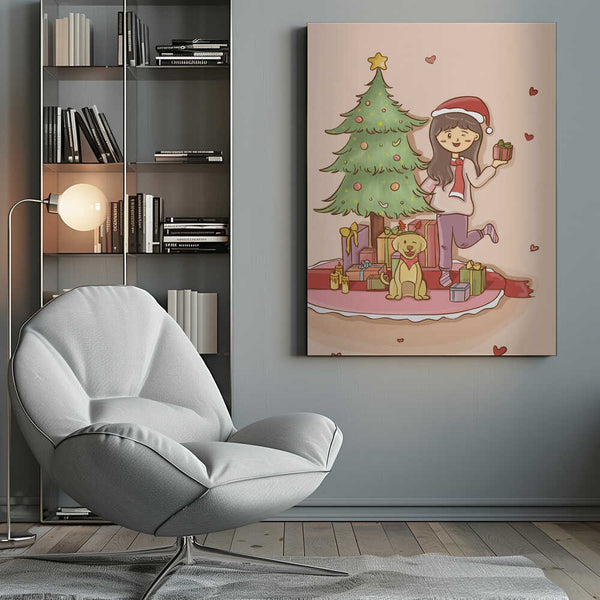 Tablou canvas „Warm Christmas” de Xuan Thai