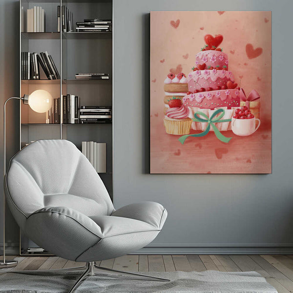Tablou canvas „Pink Cake” de Xuan Thai