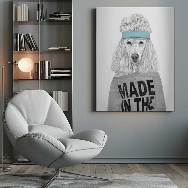 Tablou canvas „80's bitch” de Balazs Solti