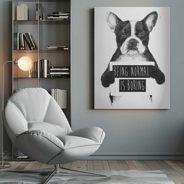 Tablou canvas „Being Normal Is Boring” de Balazs Solti
