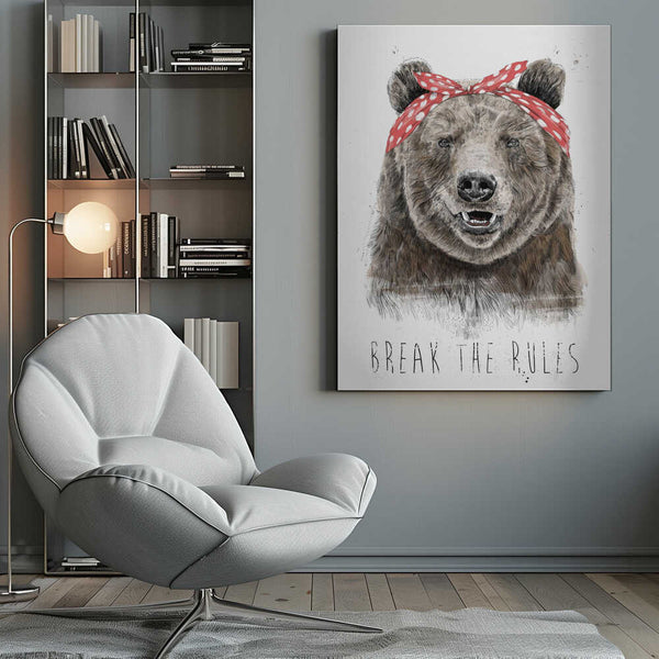 Tablou canvas „Break the rules” de Balazs Solti