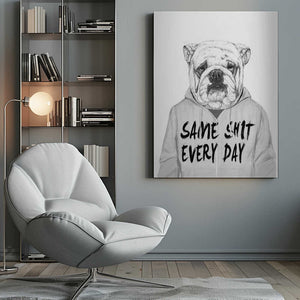 Tablou canvas „Same shit...” de Balazs Solti