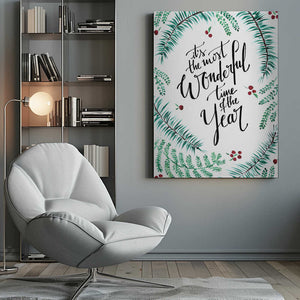 Tablou canvas „Most wonderful time of the year” de Rosana Laiz Blursbyai