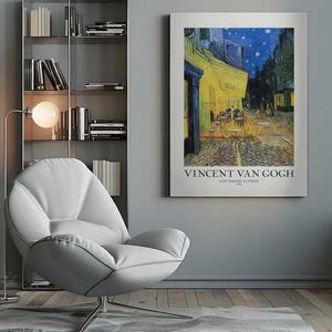 Tablou canvas „Café Terrace At Night” de Vincent Van Gogh