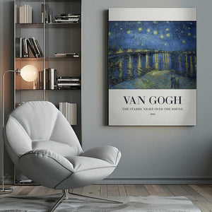 Tablou canvas „The Starry Night Over The Rhone” de Vincent Van Gogh