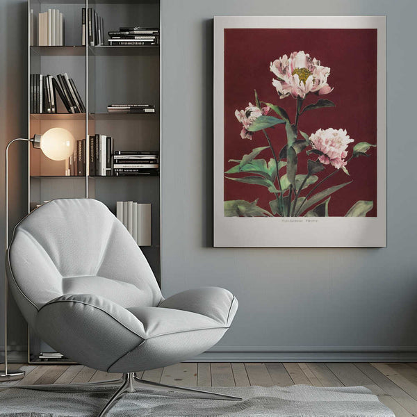 Tablou canvas „Hærdaceous Peony no2” de Ogawa Kazumasa