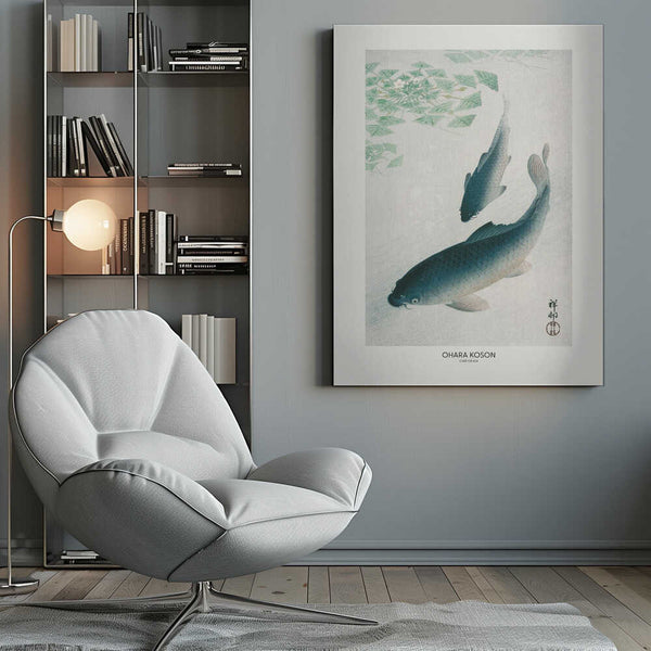 Tablou canvas „Carp Or Koi” de Ohara Koson