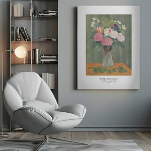 Tablou canvas „Flowers In a Vase” de Henri Rousseau