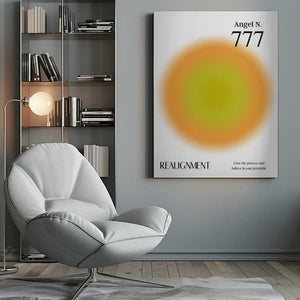 Tablou canvas „Angel Number 777” de Amélie