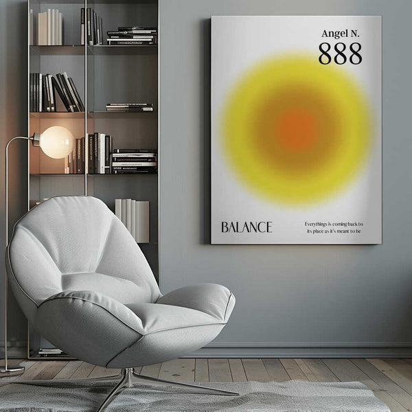 Tablou canvas „Angel Number 888” de Amélie