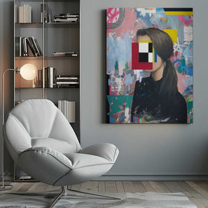 Tablou canvas „Girl 1” de Famous When Dead