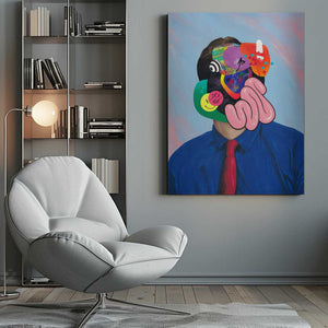 Tablou canvas „Trying Hard To Look Busy” de Famous When Dead