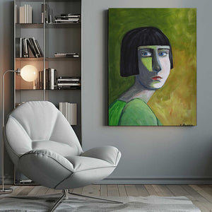 Tablou canvas „Lady with the Look” de Sharyn Bursic