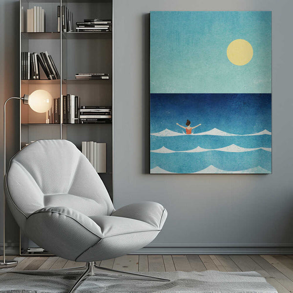 Tablou canvas „Sea Swim ii” de longwayhome