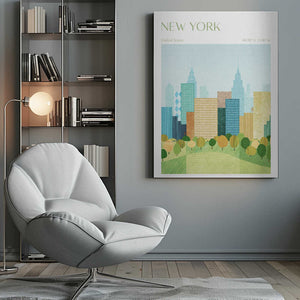 Tablou canvas „New York, Central Park” de longwayhome