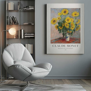 Tablou canvas „Bouquet Of Sunflowers” de Claude Monet