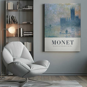 Tablou canvas „The Houses of Parliament” de Claude Monet