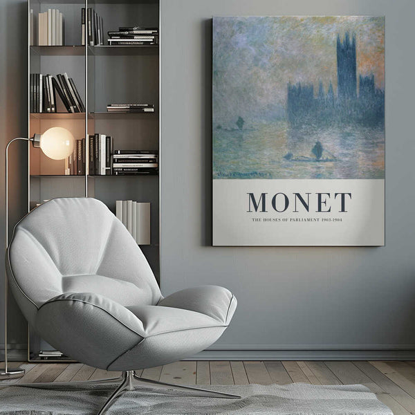 Tablou canvas „The Houses of Parliament” de Claude Monet