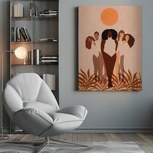 Tablou canvas „W.O.M.E.N 2” de Carelle N'guessan