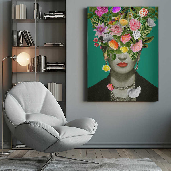Tablou canvas „Floral Frida” de Frida Floral Studio