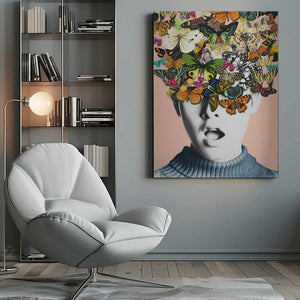 Tablou canvas „Twiggy surprise” de Frida Floral Studio