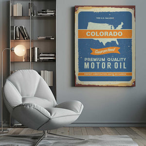 Tablou canvas „Colorado Oil” de Fadil Roze