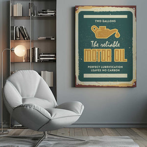Tablou canvas „Reliable Oil” de Fadil Roze