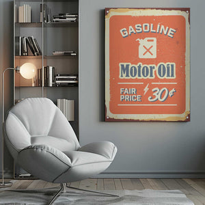 Tablou canvas „Motor Oil” de Fadil Roze