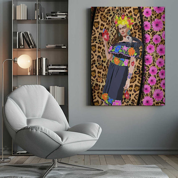 Tablou canvas „love Frida” de Lynnda Rakos