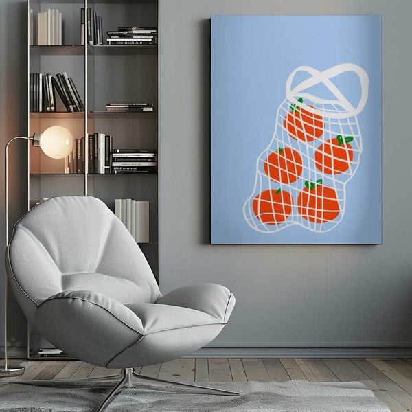 Tablou canvas „Tomatoes in Mesh” de Athene Fritsch