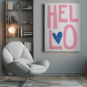 Tablou canvas „Friendly Heartbeat” de Athene Fritsch