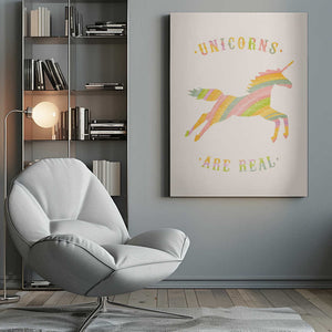 Tablou canvas „Unicorns Are Real” de Florent Bodart