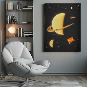 Tablou canvas „Rings of Saturn” de Taudalpoi