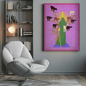 Tablou canvas „Holy Woman Herder” de Jota de jai