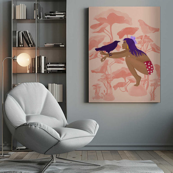 Tablou canvas „Raven” de Jota de jai