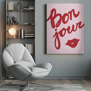 Tablou canvas „Bonjour Kiss” de Athene Fritsch