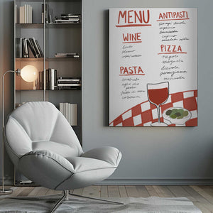 Tablou canvas „Italian Cuisine Delight” de Athene Fritsch