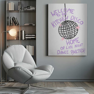Tablou canvas „Kitchen Disco Vibes” de Athene Fritsch