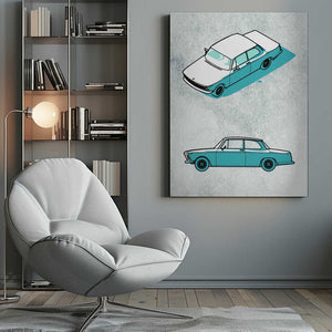 Tablou canvas „Minimal Car Series I” de jay stanley