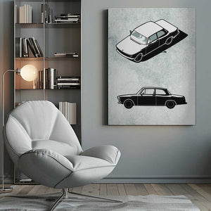 Tablou canvas „Minimal Car Series Ii” de jay stanley