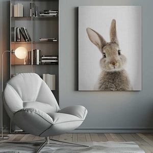 Tablou canvas „Peekaboo Bunny” de Lola Peacock