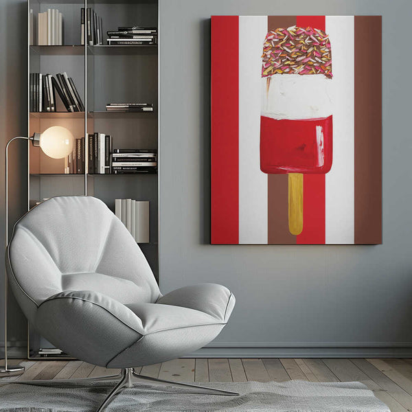 Tablou canvas „Fab Stripes” de Alice Straker