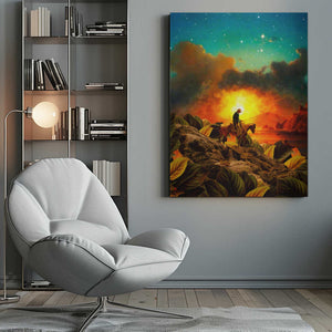 Tablou canvas „Cowboy II” de Taudalpoi